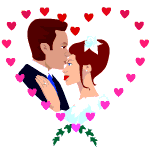 gif animé mariage